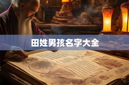 田姓男孩名字大全 田姓男孩名字大全