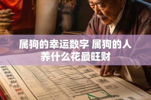 属狗的幸运数字 属狗的人养什么花最旺财