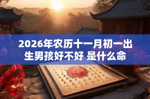 2026年农历十一月初一出生男孩好不好 是什么命