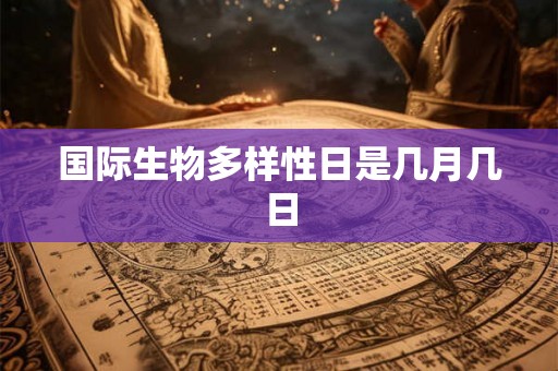 国际生物多样性日是几月几日 国际生物多样性日是几月几日
