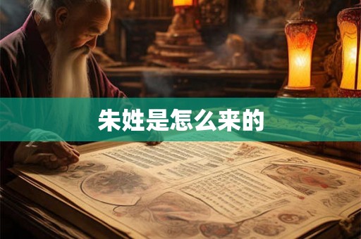 朱姓是怎么来的