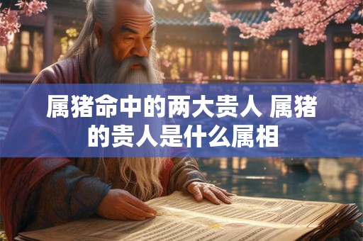 属猪命中的两大贵人 属猪的贵人是什么属相
