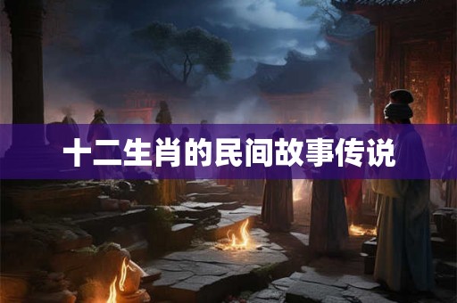 十二生肖的民间故事传说
