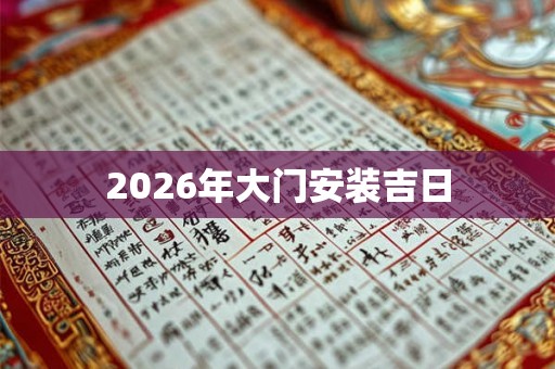 2026年大门安装吉日 2026年大门安装吉日