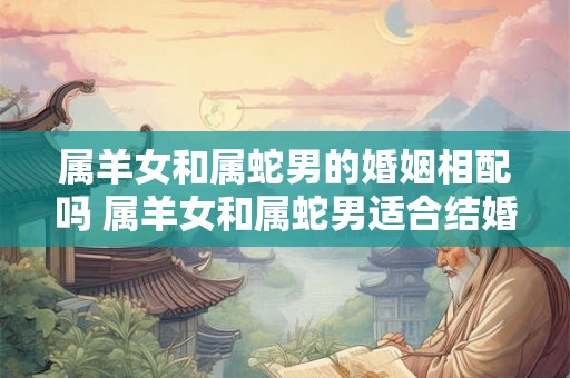 属羊女和属蛇男的婚姻相配吗 属羊女和属蛇男适合结婚吗