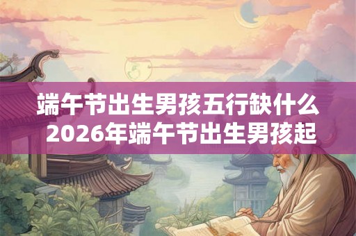 端午节出生男孩五行缺什么 2026年端午节出生男孩起名 端午节出生男孩五行缺什么 2026年端午节出生男孩起名