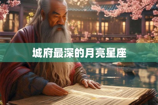 城府最深的月亮星座