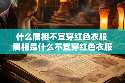什么属相不宜穿红色衣服 属相是什么不宜穿红色衣服 什么属相不宜穿红色衣服 属相是什么不宜穿红色衣服