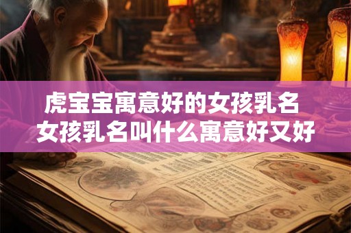 虎宝宝寓意好的女孩乳名 女孩乳名叫什么寓意好又好听