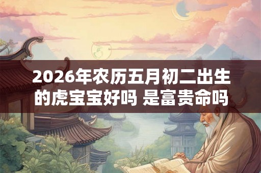 2026年农历五月初二出生的虎宝宝好吗 是富贵命吗
