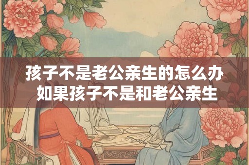 孩子不是老公亲生的怎么办 如果孩子不是和老公亲生的怎么办