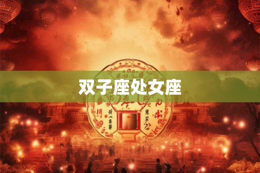 双子座处女座 双子座处女座