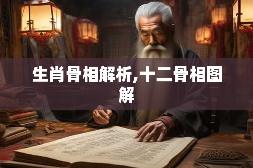 生肖骨相解析,十二骨相图解