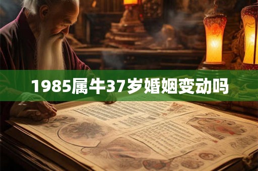 1985属牛37岁婚姻变动吗