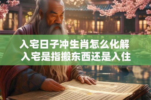入宅日子冲生肖怎么化解 入宅是指搬东西还是入住