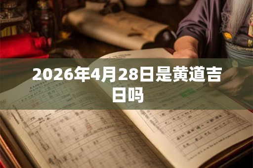 2026年4月28日是黄道吉日吗 2026年4月28日是黄道吉日吗