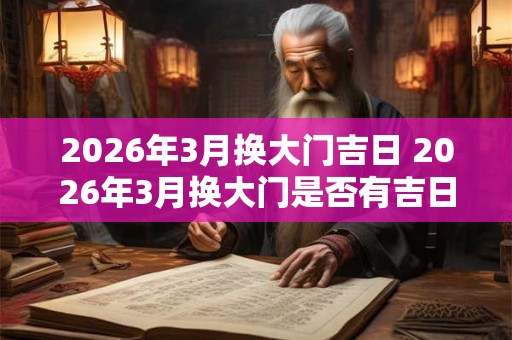 2026年3月换大门吉日 2026年3月换大门是否有吉日可选