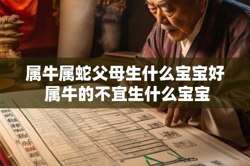 属牛属蛇父母生什么宝宝好 属牛的不宜生什么宝宝