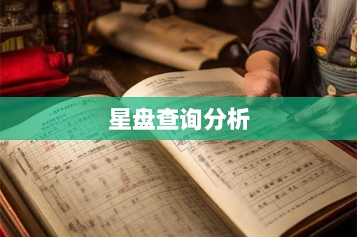 星盘查询分析