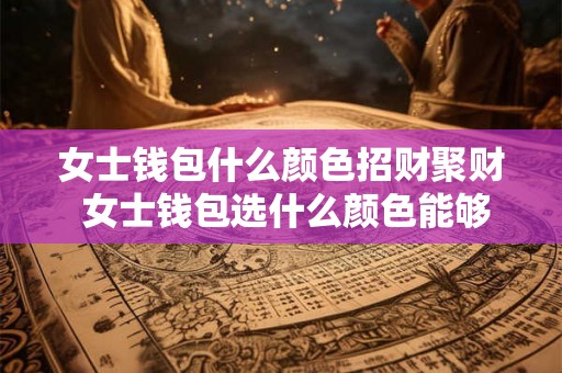 女士钱包什么颜色招财聚财 女士钱包选什么颜色能够招财聚财