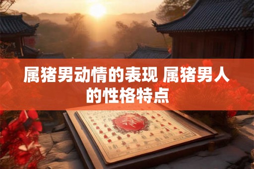 属猪男动情的表现 属猪男人的性格特点