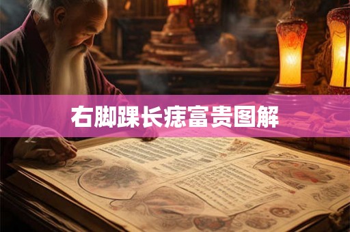 右脚踝长痣富贵图解