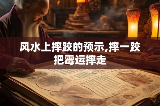 风水上摔跤的预示,摔一跤把霉运摔走