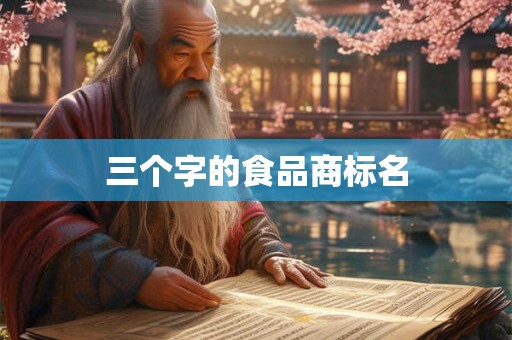 三个字的食品商标名