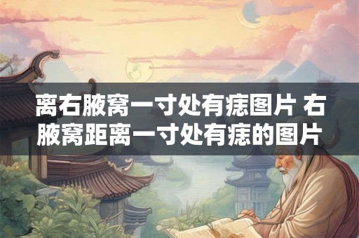 离右腋窝一寸处有痣图片 右腋窝距离一寸处有痣的图片是什么样的