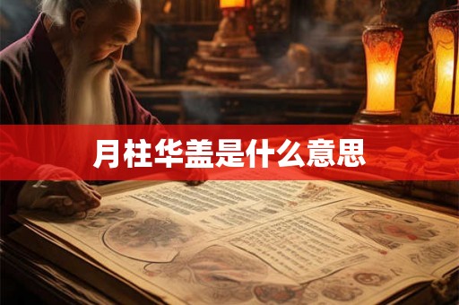 月柱华盖是什么意思