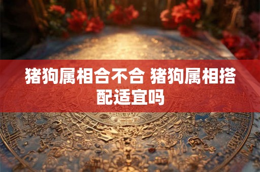 猪狗属相合不合 猪狗属相搭配适宜吗 猪狗属相合不合 猪狗属相搭配适宜吗