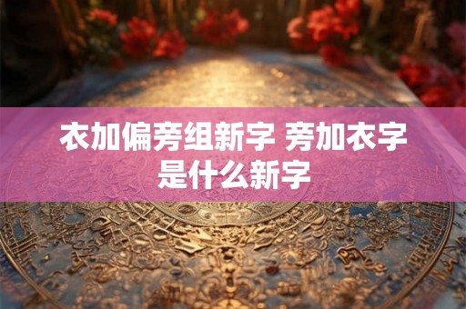 衣加偏旁组新字 旁加衣字是什么新字