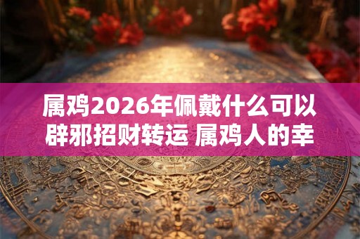属鸡2026年佩戴什么可以辟邪招财转运 属鸡人的幸运数字