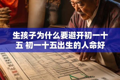 生孩子为什么要避开初一十五 初一十五出生的人命好吗
