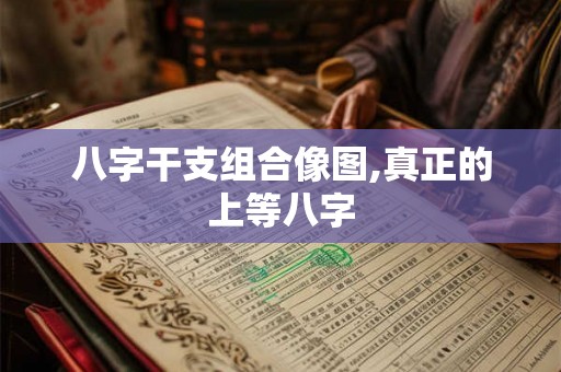 八字干支组合像图,真正的上等八字