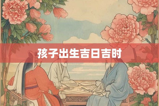 孩子出生吉日吉时 孩子出生吉日吉时