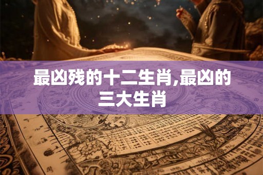 最凶残的十二生肖,最凶的三大生肖 最凶残的十二生肖,最凶的三大生肖