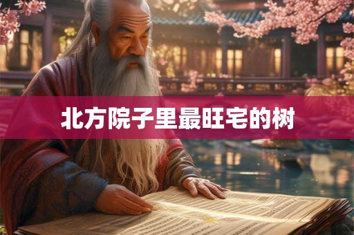 北方院子里最旺宅的树