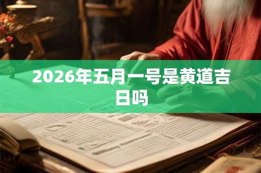 2026年五月一号是黄道吉日吗