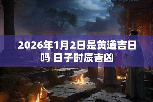 2026年1月2日是黄道吉日吗 日子时辰吉凶 2026年1月2日是黄道吉日吗 日子时辰吉凶