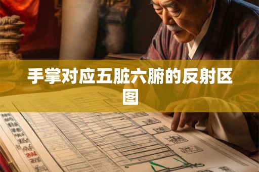 手掌对应五脏六腑的反射区图