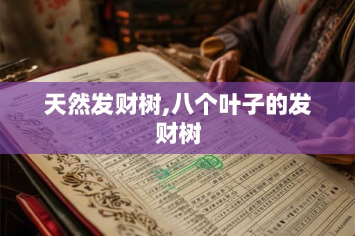 天然发财树,八个叶子的发财树