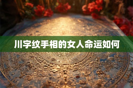 川字纹手相的女人命运如何