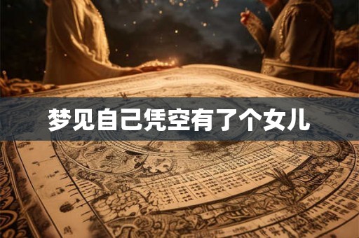 梦见自己凭空有了个女儿