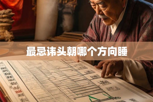 最忌讳头朝哪个方向睡