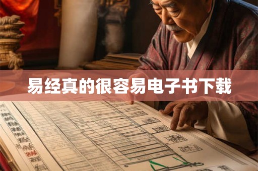 易经真的很容易电子书下载