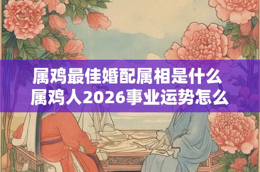 属鸡最佳婚配属相是什么 属鸡人2026事业运势怎么样