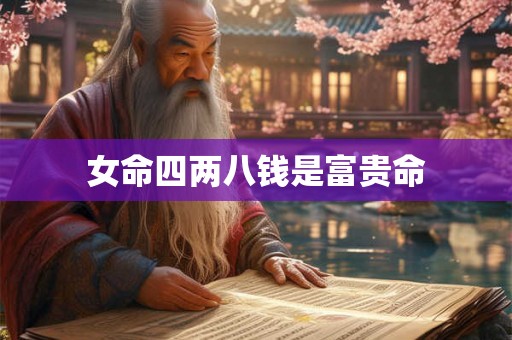 女命四两八钱是富贵命 女命四两八钱是富贵命
