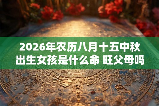 2026年农历八月十五中秋出生女孩是什么命 旺父母吗