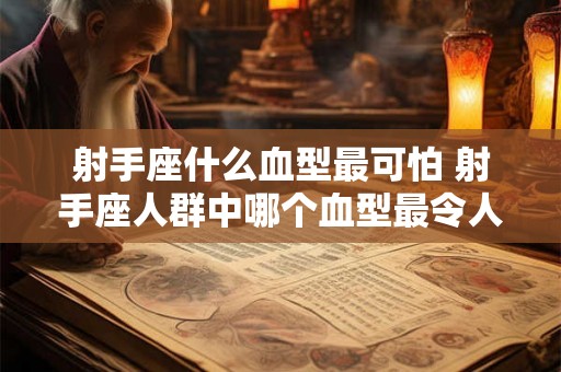 射手座什么血型最可怕 射手座人群中哪个血型最令人恐惧 射手座什么血型最可怕 射手座人群中哪个血型最令人恐惧